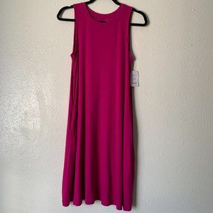 Time and Tru| Fuchsia  Dress NWT